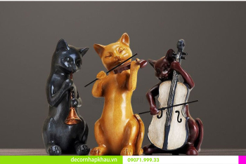 Đồ trang trí ban nhạc mèo ngộ nghĩnh ODC 0014