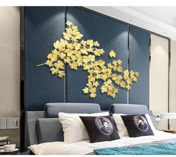 Tranh sắt lá phong vàng trang trí nội thất PD 108