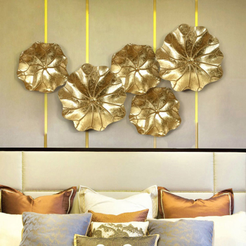Đồ decor gắn tường lá sen PD 122