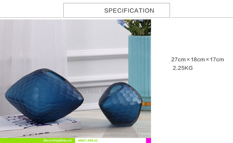 Bình hoa quả trám trang trí AHCC 0004 6
