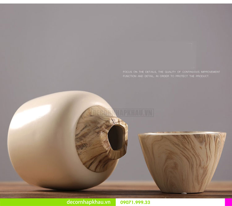 Bình hoa gốm sứ cao cấp AHCC 0007 6