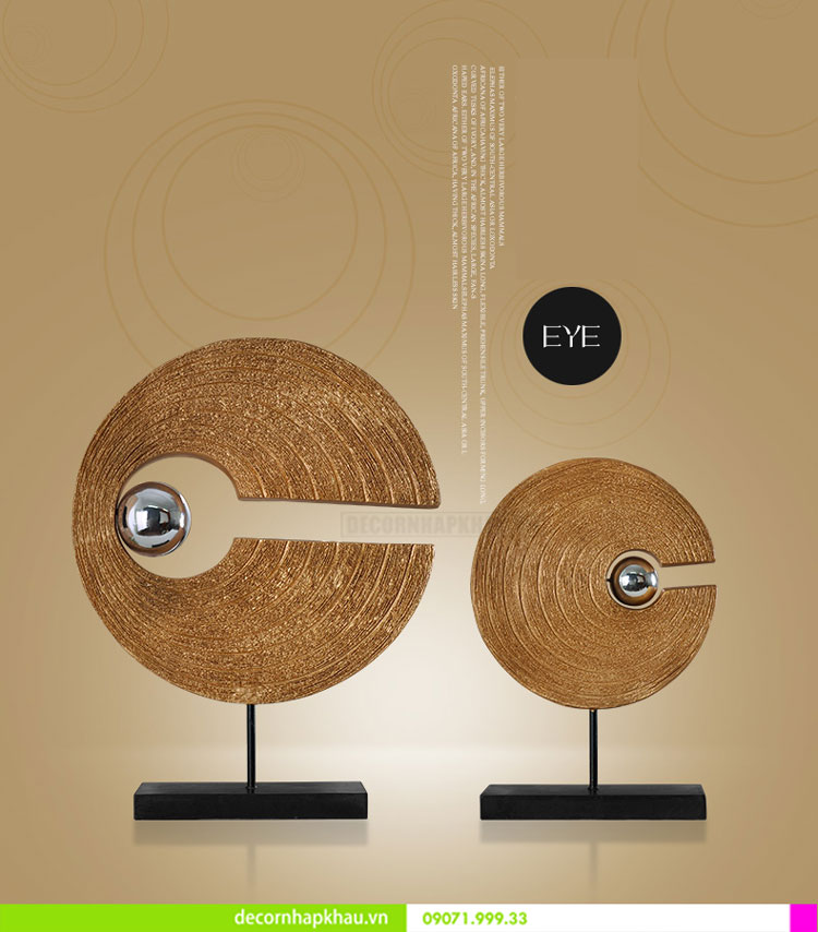Đồ decor trang trí phòng khách ấn tượng XDC 0012 9