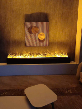 Lắp đặt lò sưởi trang trí hơi nước cho khách ở Izumi City