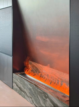 Lắp đặt lò sưởi decor 4D cho dự án The Sun Avenue