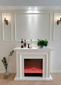 Thi công lò sưởi điện 3D tại Masteri Centre Point