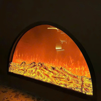 Thi công lò sưởi điện decor cho căn hộ Mizuki Park